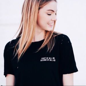 First of all, no brandy Melville graphic tee